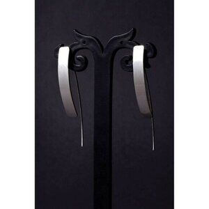 Sevya Handmade Silver Arch Fair Trade Earrings